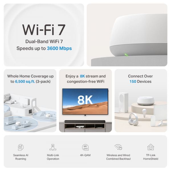 Wi-Fi ������  TP-LINK Deco BE22(1-pack) - �������� 3