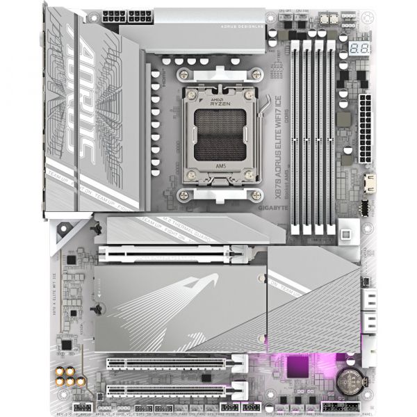 M���������� ����� Gigabyte AORUS Elite WIFI7 ICE (sAM5, AMD X870) - �������� 1