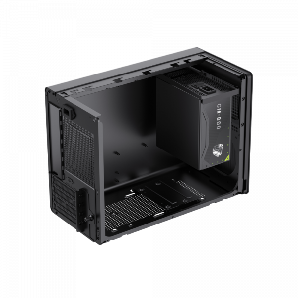 GAMEMAX  Mini Tower    U-ATX(244*185 mm), FLEX-ATX(229*191mm)ITX(170*170mm), 1*usb 3. Spark Air BK -  13