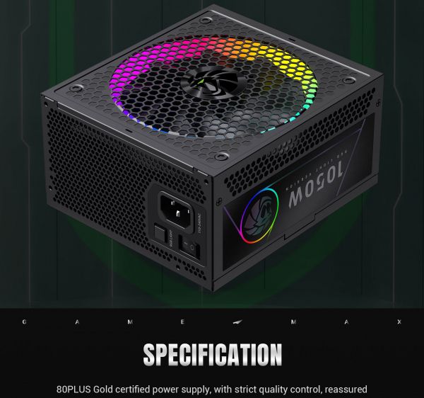   GAMEMAX RGB 1050G -  27