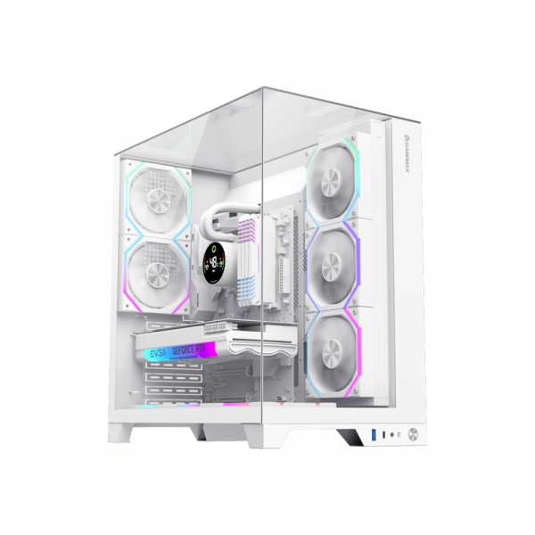 GAMEMAX ������ ATX ��� ����� �������� , ����������� ���� X,M-ATX,ITX, combo audio,VGA Card Length	Up to 400 Infinity Pro WH - �������� 1