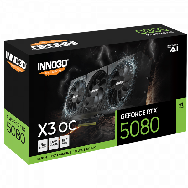 ³ Inno3D NVIDIA GEFORCE RTX 5080 X3 OC Inno3D RTX 5080 X3 OC -  3