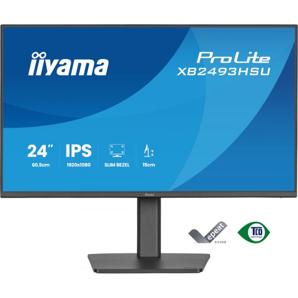 IIYAMA 27" 16:9 IPS �� �������, 1920�1080, 1 �� (MPRT), 1 20 ��, 350 ��/�2, Adaptive Sync, 1xHDMI 1.4/1xDP 1 XB2493HSU-B1 - �������� 3