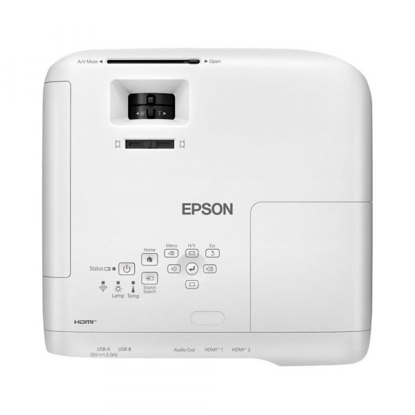 EPSON �������� EB-W55 (3LCD, WXGA, 4000ALm, 16000:1, 1.3 -1.56:1, 6/12, 2*HDMI, USB-A, USB-B, 2W)  EB-W55 - �������� 3