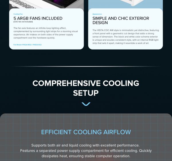 GAMEMAX ������ ����'������� Midi ATX ��� ����� ��������  ATX,ATX, M-ATX,ITX, Tempered Glass,Mesh,USB2.0x1,U Vista COC AW - �������� 16