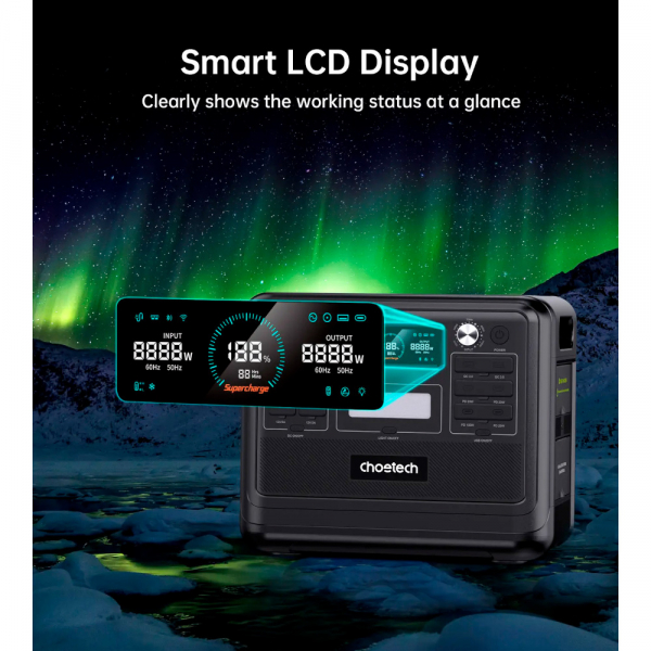 ���������� ������� ������� CHOETECH 2400W PS Wifi+Bt (BS008-BQB) - �������� 10