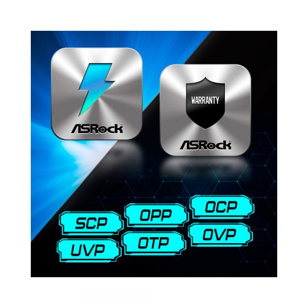 ASROCK   750W, 80 Pluse GOLD, PCIe 5.1 & ATX3 .1 Ready, Fully Modular, 135mm Fan   SL-750G -  15