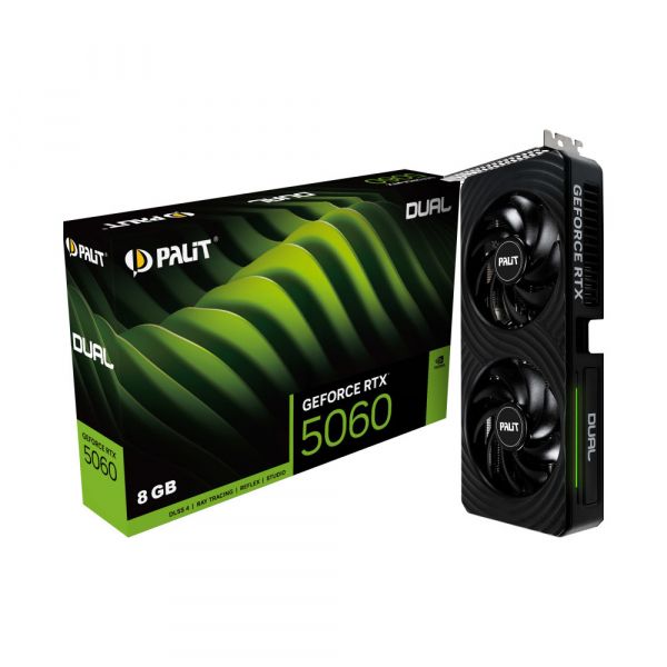 PALIT-XPERTVISION ³�������� Palit NVIDIA RTX5060 DUAL 8GB GDDR7 128 bit 3-DP HDMI RTX5060 DUAL 8GB GDDR7 - �������� 1