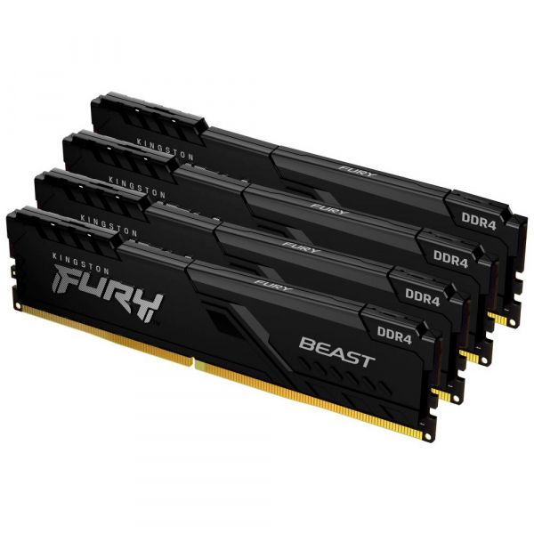 KINGSTON  ' 64Gb DDR4 3200MHz Fury Beast (2x32)   KF432C16BB1K4/64 -  1