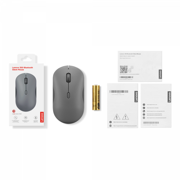 ����� LENOVO 350 BT Mouse Luna Grey (GY51S61904) - �������� 6