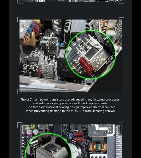 GAMEMAX ���� �������� ATX 750W, 80 Gold,fan 135mm,fully mo dular OPP, OVP, UVP, OCP, OTP, SCP GX-750 PRO BK(ATX3.1PCIe5.1) - �������� 19