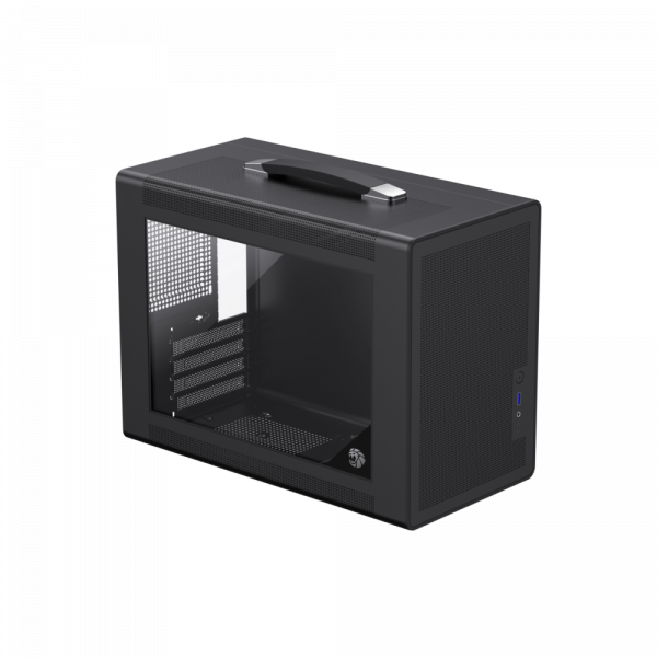 GAMEMAX  Mini Tower    U-ATX(244*185 mm), FLEX-ATX(229*191mm)ITX(170*170mm), 1*usb 3. Spark Air BK -  4