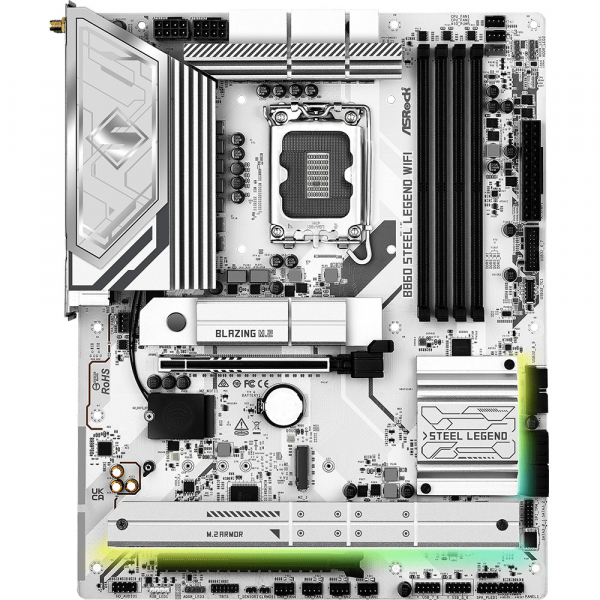 ASROCK M���������� ����� s1851 Intel B860 4xDDR5 DP/HDMI/ TB4 4xM.2 2.5GbE LAN ATX  B860 STEEL LEGEND WIFI - �������� 3