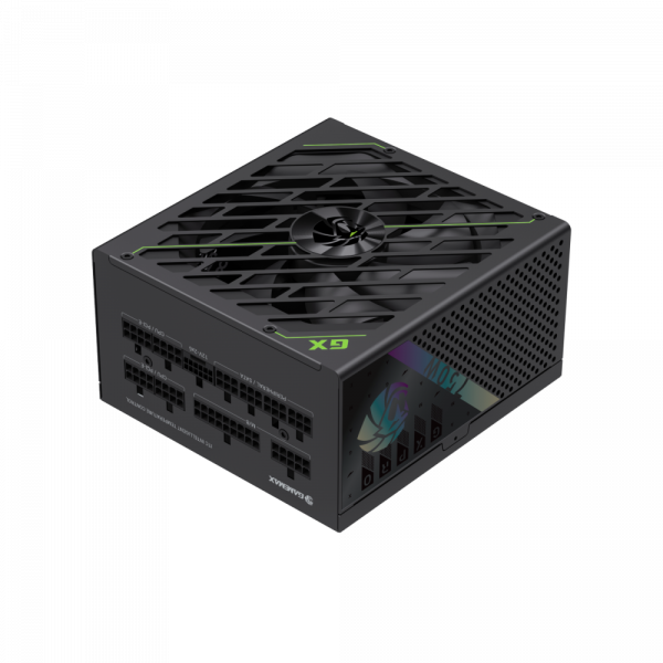 GAMEMAX   ATX 3.1 & PCIe5.1_ 750W, 80+ Gold, f an 135mm,fully modular ,Japanese 105C and solid c GX PRO 750G -  9
