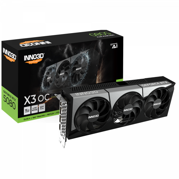 ³ Inno3D NVIDIA GEFORCE RTX 5080 X3 OC Inno3D RTX 5080 X3 OC -  1