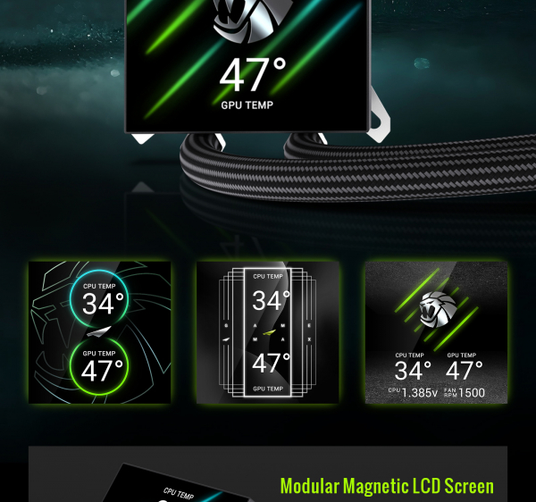 ������� �������� ����������� GAMEMAX HAILSTORM 360 BK - �������� 18