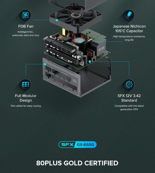 ���� �������� GAMEMAX GS-650G Black - �������� 11