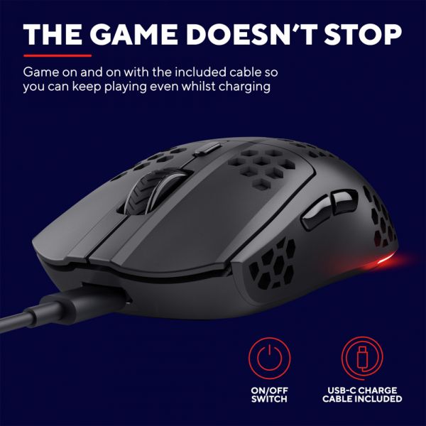 TRUST ���������� ����� GXT 929 Helox Ultra-lightweight W ireless Gaming Mouse GXT 929 Helox - �������� 9