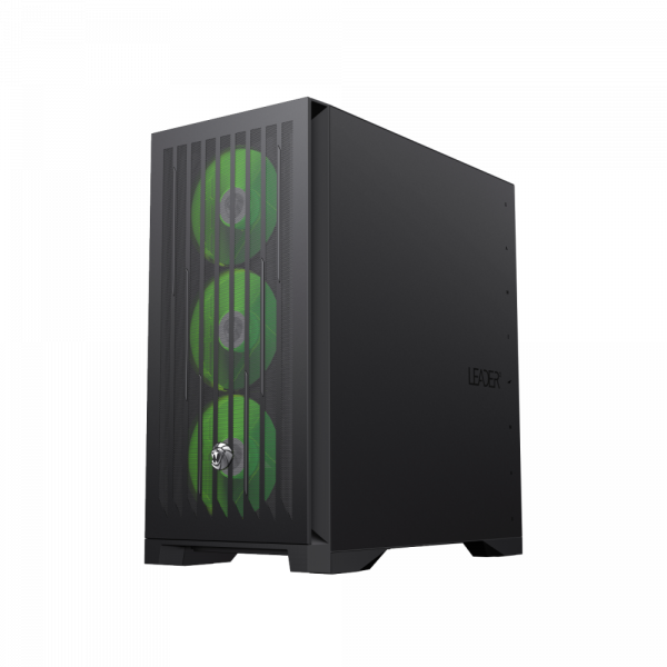 GAMEMAX  Tower E-ATX    ,    E-ATX,ATX, M-ATX,ITX, Tempered Glass,Mesh,2 LEADER 2 BK -  3