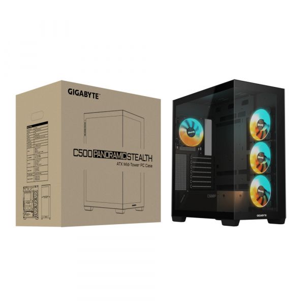 GIGABYTE ������ ��� �� Mid Tower ��������� ������� �� ����  �����, �������� Back-Connect Motherboard Design GB-C500P ST - �������� 8