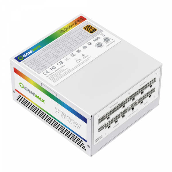 ���� �������� GAMEMAX RGB 750 PRO WH (ATX3.0/3.1 PCI - �������� 8