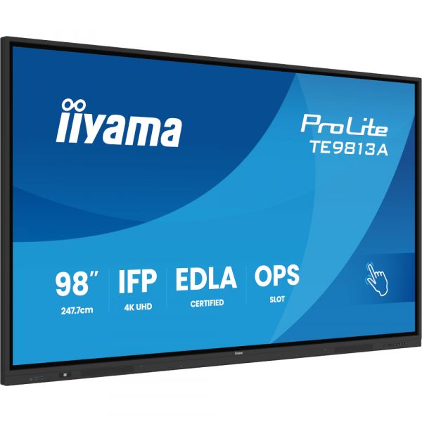 IIYAMA 97.5" 16:9  ������������� IPS UHD �� ������, 24/7 ,  500 ��/�2, �� ������ 14, 8GB/128GB, PureTouch- TE9813A-B2AG - �������� 2
