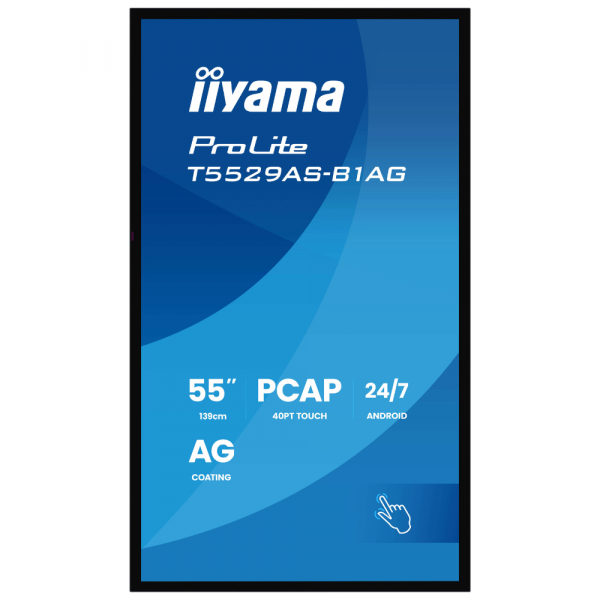 IIYAMA 54.6" 16:9   VA  , 38402160 , 24/7,- ,  Android  T5529AS-B1AG -  4