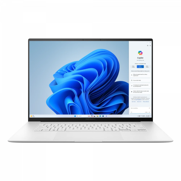 ASUS ������� 16_3K_OLED/R9 AI HX 370/32/2TB SSD/Radeon  890M/W11P/BL/Sleeve/RJ45 adapter/Scandinavian Whit UM5606WA-RK326X - �������� 1