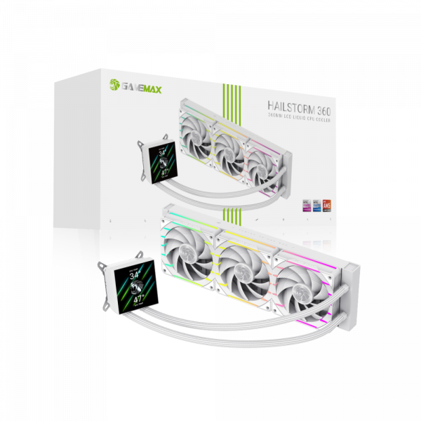 ������� �������� ����������� GAMEMAX HAILSTORM 360 WH - �������� 1