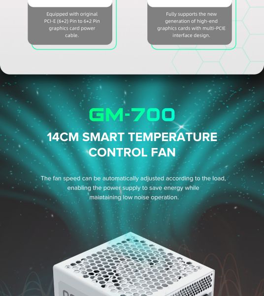 ���� �������� GAMEMAX GM-700 Modular white - �������� 15