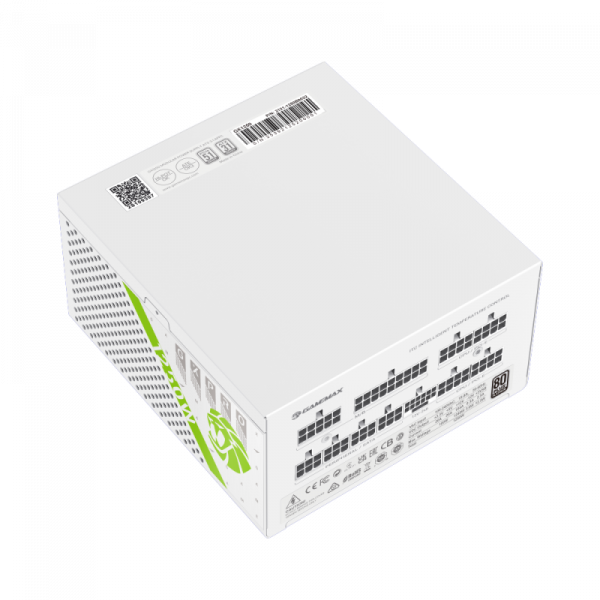 GAMEMAX   ATX 1250W, 80+ Platinum ,fan 135mm,f ully modular OTP, OCP, SCP, OVP, UVP, OPP GX-1250 PRO WT(ATX3.1PCIe5.1) -  6