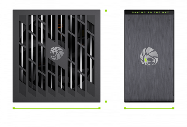 GAMEMAX   ATX 3.1 & PCIe5.1_ 1200W, 80+ Platin um,135mm,fully modular ,Japanese 105C and solid c Lion core 1200P -  11