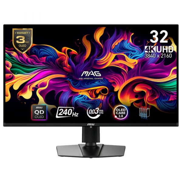MSI ������� QD-OLED  31.5" UHD (3840 x 2160) 0.03ms 24 0Hz 178/178/2HDMI/DP/TypeC15W  MAG 321UPX QD-OLED - �������� 1