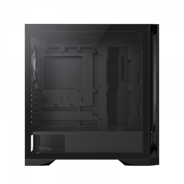 GAMEMAX  Tower E-ATX    ,    E-ATX,ATX, M-ATX,ITX, Tempered Glass,Mesh,2 LEADER 2 BK -  11