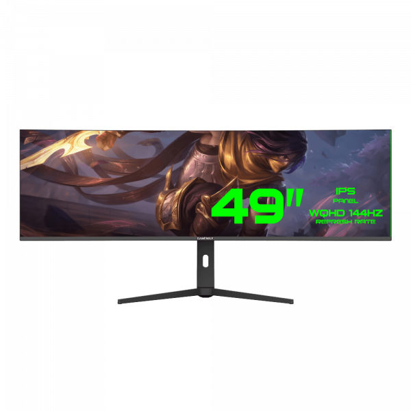 GAMEMAX ������� 49" IPS LED BacklightCurvatureR3800 32:9  5120*1440(60/75/120/144Hz) 178/178 (CR>10) HDMIx GMX49CWQ - �������� 1