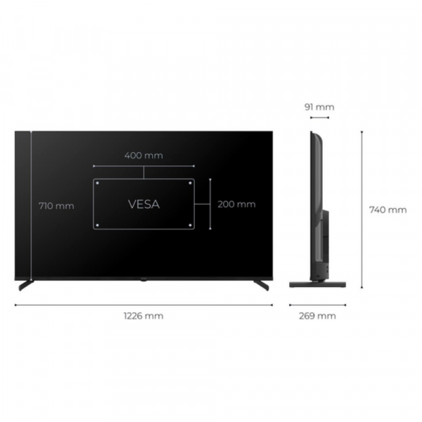 KIVI �������� 55", UHD, Google TV 55U720QB - �������� 4