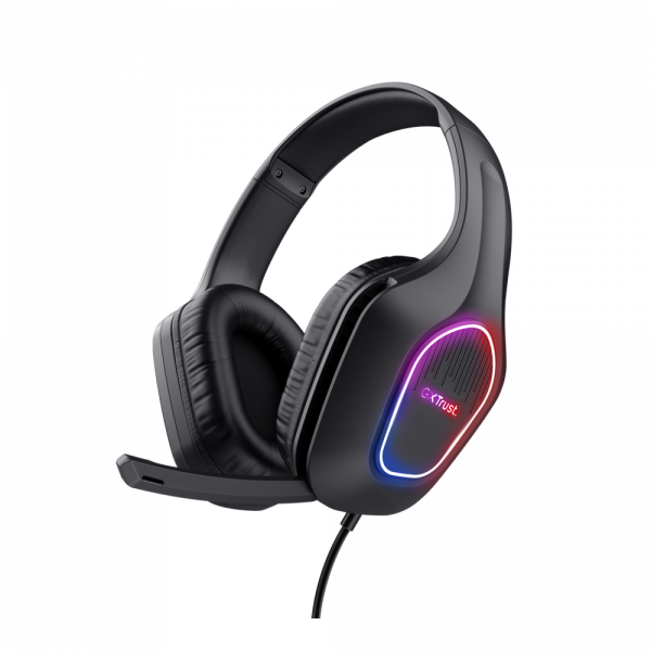 TRUST ��������� GXT 416 Zirox LED Headset Black GXT416 Zirox LED Headset Blk - �������� 1