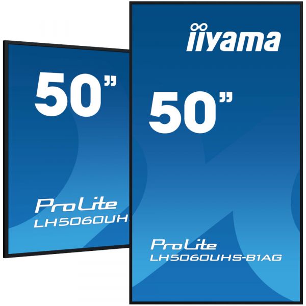 IIYAMA 49.5" 16:9 IPS �� ������, 3840�2160, 500 ��/�2, 2 4/7, �� Android 11, 3xHDMI 2.0/1xRS-232c/1xLAN/2xU LH5060UHS-B1AG - �������� 5