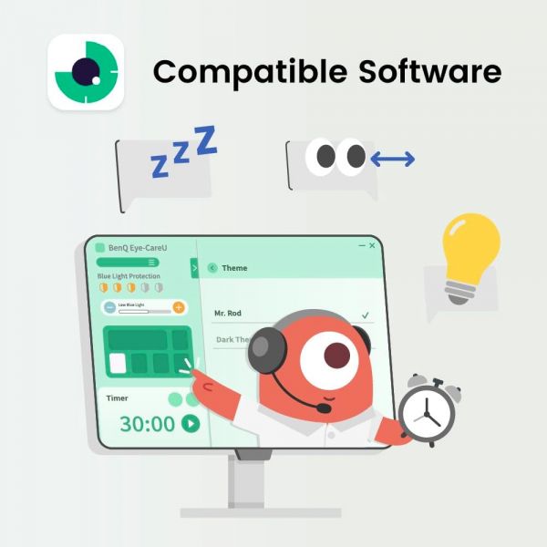 BENQ 23.8" 16:9 IPS �� �������, 1920�1080, 5 ��, 100 �� , 99% sRGB, 1xHDMI 1.4/1xDP 1.2 GW2491 Black - �������� 11