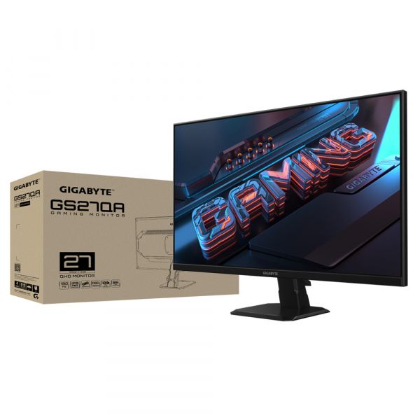 GIGABYTE i������ ���i��� 27"SS IPS 180Hz 1ms QHD (2560 x 14 40) 2xHDMI(2.0) 1xDP(1.4) GS27QA Gaming Monitor - �������� 8
