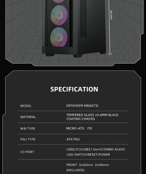 ������ GAMEMAX Defender MB - �������� 25