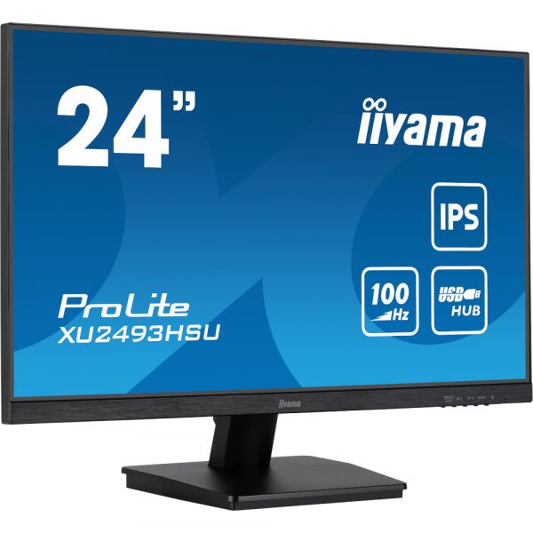 IIYAMA 23.8" 16:9 IPS �� �������, 1920�1080, 1 �� (MPRT),  300 ��/�2, 100 ��, FreeSync, 1xHDMI 1.4/1xDP 1.2/ XU2493HSU-B7 - �������� 2