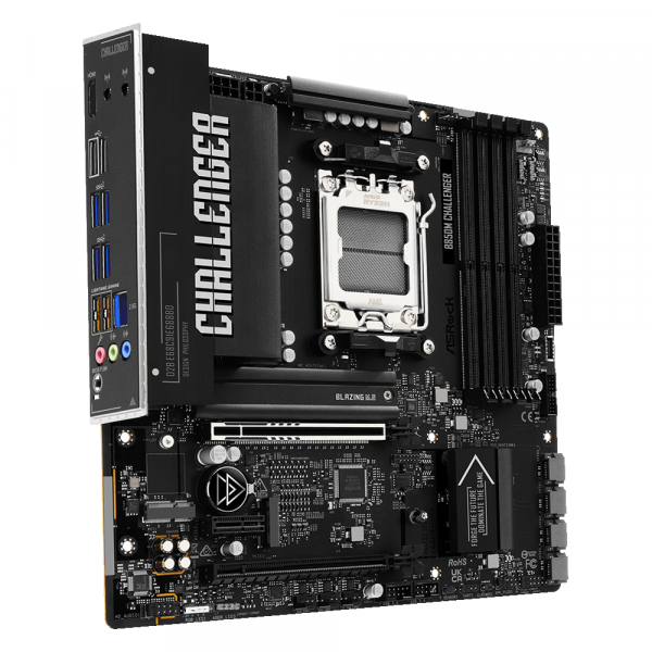 ASROCK M���������� ����� sAM5 AMD B850 4xDDR5 HDMI 2xM.2  2.5GbE LAN mATX  B850M CHALLENGER - �������� 4