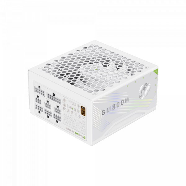 GAMEMAX ���� �������� ATX 800W, 80+ Bronze, 140mm Ultra Si lent Fan OVP / UVP/ SIP / OCP/ OLP/ OPP/ SCP GM 800B WH Fully-modular New - �������� 4