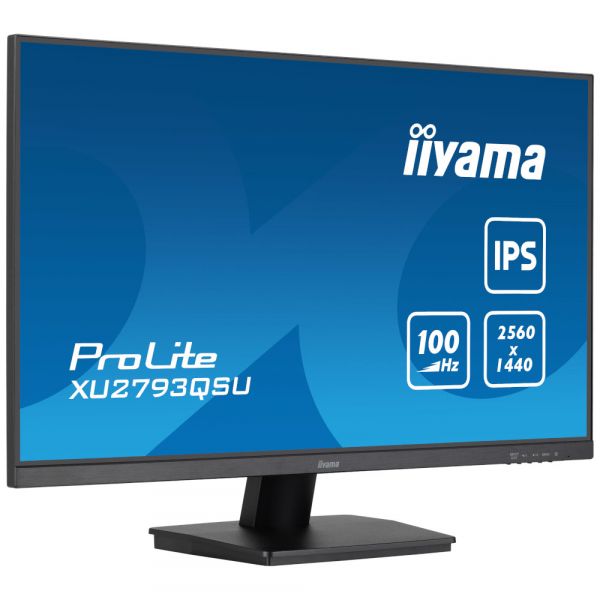 IIYAMA 27" 16:9 IPS �� �������, 2560�1440, 1 �� (MPRT), 1 00 ��, Adaptive Sync, 1xHDMI/1xDP/2xUSB 3.2, SP 2� XU2793QSU-B7 - �������� 3