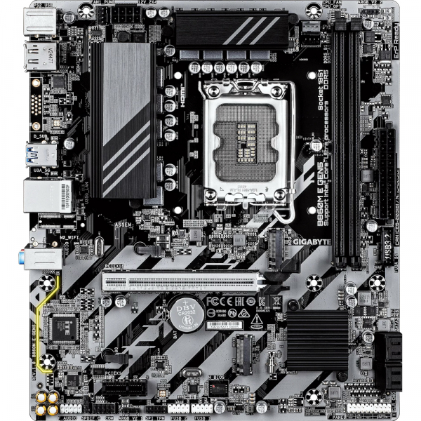 GIGABYTE M���������� ����� s1851 Intel B860 DP/HDMI  2xM.2  GbE LAN mATX  B860M E GEN5 - �������� 1