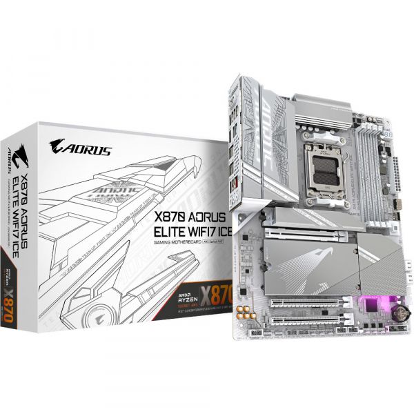 M���������� ����� Gigabyte AORUS Elite WIFI7 ICE (sAM5, AMD X870) - �������� 5