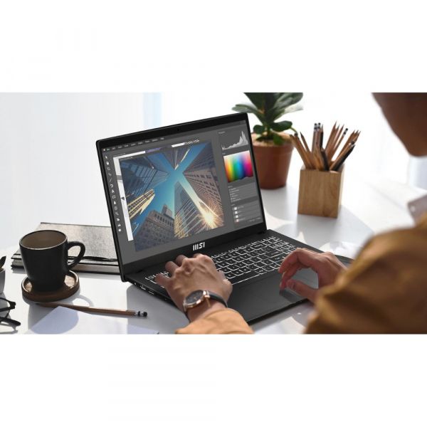 MSI ������� 15.6FI/R5 7430U/16/512GB SSD/Radeon/DOS/BL /Classic Black Modern 15 B7M-469XUA - �������� 8