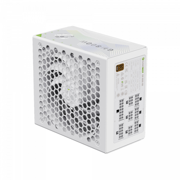 GAMEMAX ���� �������� ATX 800W, 80+ Bronze, 140mm Ultra Si lent Fan OVP / UVP/ SIP / OCP/ OLP/ OPP/ SCP GM 800B WH Fully-modular New - �������� 5
