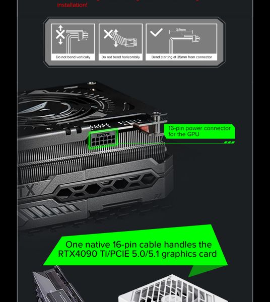 GAMEMAX ���� �������� ATX 750W, 80 Gold,fan 135mm,fully mo dular OPP, OVP, UVP, OCP, OTP, SCP GX-750 PRO WH(ATX3.1PCIe5.1) - �������� 26